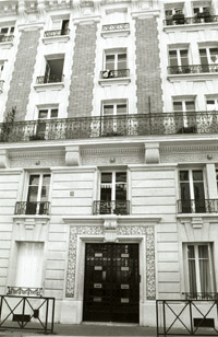 No. 5 Boulevard Raspail where Joyce lived in Paris